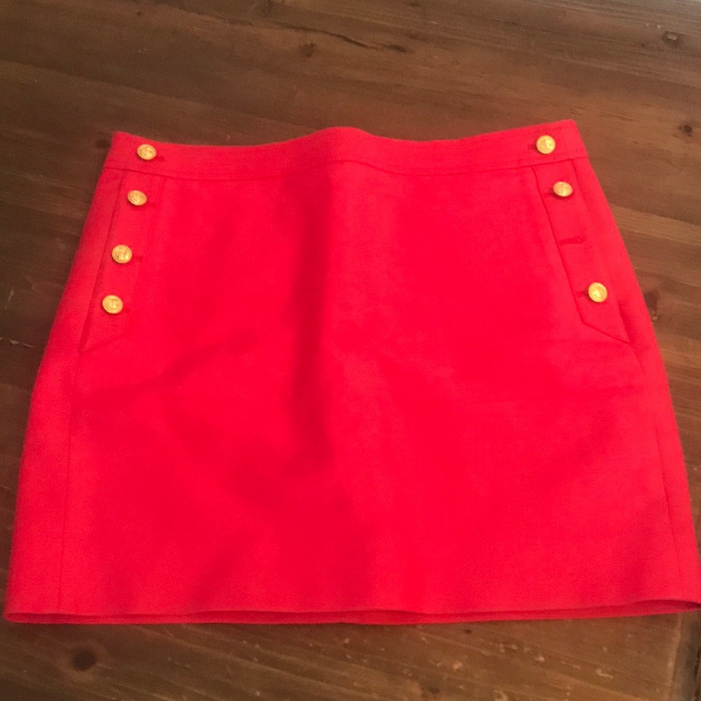 J Crew Hot pink mini skirt
